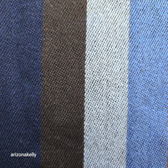 NWT Hickey Freeman Merino Wool Stripe Scarf - Picture 10 of 13